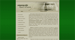 Desktop Screenshot of migreny.info